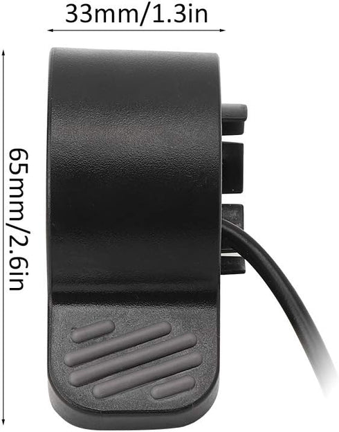 VBESTLIFE Electric Scooter Thumb Throttle, Universal E Bike Speed Control Parts for Ninebot Components