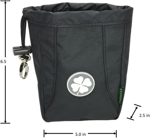 Players Clover Valuables Pouch - Golf Accessories Bag to Safely Store Jewelry and Phone