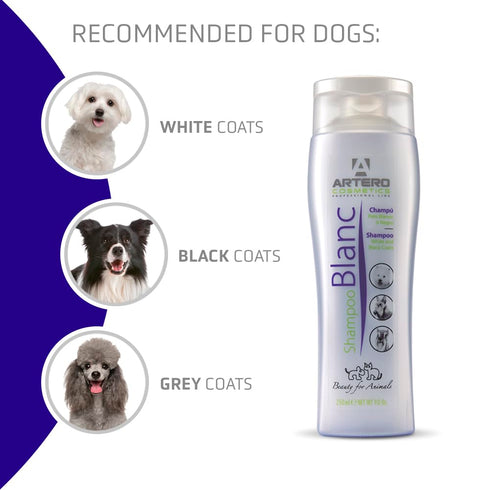 Artero Blanc Whitening Shampoo for White and Black Dogs