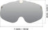 Removable/Detachable Magnetic Visor Goggles Shield for Cycling Helmet, Bike Helmet Goggles Visor Shield Model Bc-069