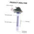 Swimming 0-50c Floating Pool Turtle Thermometer with String for Pools and Hot Tubs, Waterproof Cartoon Bath Temperature