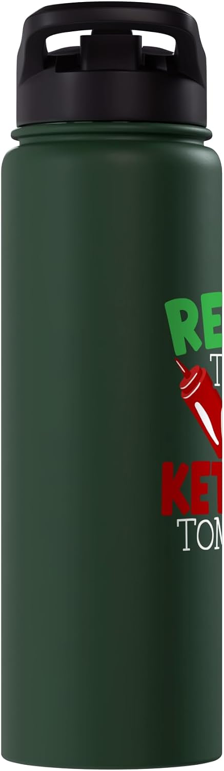 Condiment Ketchup Mayonnaise SteMi Apparel Relish Today Ketchup Tomorrow Food Lover Foodie Stainless Steel Insulated
