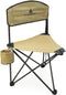 Black Sierra Tri-Lite Stool with Back Lightweight, Folding Chair, for in the
