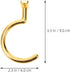 4 Set, Operitacx Pieces Metal Billiard Cue Holder Hooks Pool Table Side Cue Hangers in Gold and Black, Wall-mounted