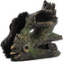 Aquarium Tree Stump, Resin Hollow Tree Trunk Habitat with Hideout Holes for Fish Tank Decoration