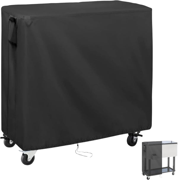 Cooler Cart Cover for Most 80 Quart Rolling Cooler Cart Cover, Waterproof