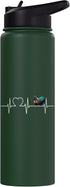Mantis Shrimps Mantis Shrimp Lovers Shop Mantis Shrimps Heartbeat Mantis Shrimp Stainless Steel Insulated Water Bottle
