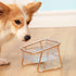 Elevated Cat Food Water Bowl with 15 Degree Tilt, Nonslip Base, Perfect for Multiple Cats