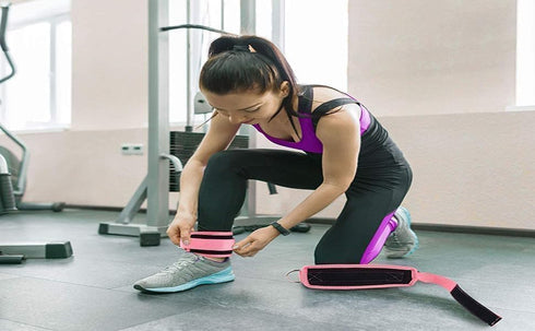 Slim Panda Ankle Strap for Cable Machine, Adjustable Ankle Cuff for Kickbacks, Glute Workouts