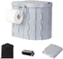Generic Portable Toilet Kit, Camping Toilet with Pop-Up Privacy Tent Toilet Bags, Washable Portable Outdoor Showers