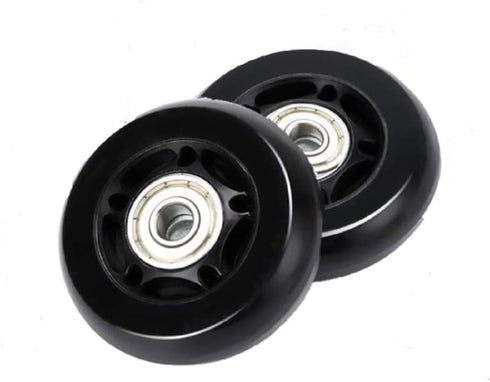 ORO 1 Pair Replacement Luggage Wheels - 60mm Case Wheels with 8mm Bearings for Suitcase and Inline Skate (60 * 18)
