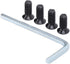 VBESTLIFE E-Scooter Hex Wrench Tool Kit, 4Pcs Handlebar Front Fork Tube Screws with Hex Wrench