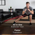 THERABAND CLX Resistance Band with Loops - Fitness Band for Home Exercise, 5 Foot Band, Red, Medium, Level 2