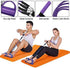 Pedal Resistance Band, 4-Tube Elastic Pull Rope for Sit-ups, Yoga Strap, Bodybuilding Expander, Fitness Equipment.