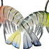 Lagnlnaoy 7Pcs 4.13 Inch 0.42 Oz Lifelike Artificial Shrimp Lure - / Soft Bait with Flat Claw, Luminescent Design