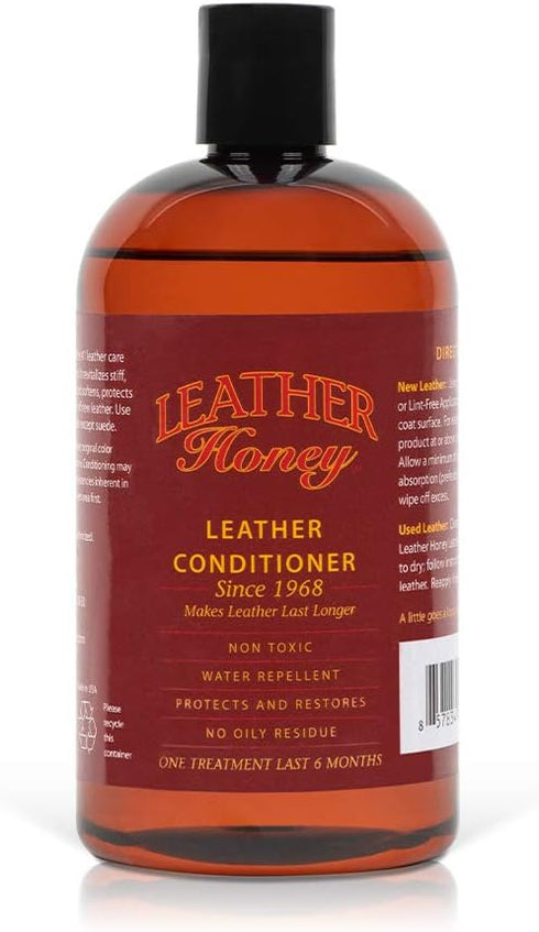 Leather Honey Best Leather Conditioner Since 1968. For Use on Leather Apparel, Furniture, Auto