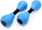 MSUIINT Water Dumbbells, 2 Pcs Blue Foam Dumbbell for Aquatic Exercise, Pool Fitness Equipment