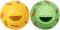 Niteangel Treat Ball, Snack Ball for Small Animals (Small, Yellow & Green)