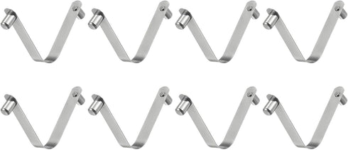 HARFINGTON 8pcs Double Button Kayak Paddle Snap Spring Clip for Tent Umbrella Camping