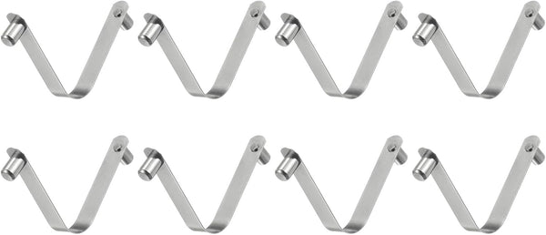 HARFINGTON 8pcs Double Button Kayak Paddle Snap Spring Clip for Tent Umbrella Camping