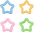 1Pc Random Color Star Shaped Dog Chew Toys, Elasticity Teeth Cleaning, Indoor and Outdoor Pet Supplies