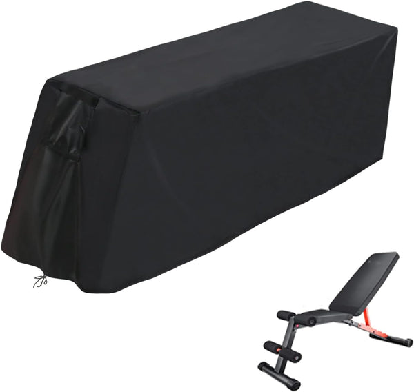 Weight Bench Cover - Waterproof Protective Cover for Exercise Workout Bench, 55x18x16inch