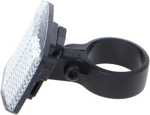 SelHeng 2Pcs Bike Rear Safety Warnning Reflector Plastic Safety Bike Rear Reflector Light Back Reflective Boards Night