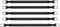 Golf Cart Battery Cables 4 Gauge with Heavy Duty Wire Lugs for 36v & 48v EZGO TXT (5-Piece Set)
