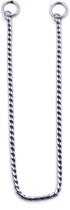 Silver Dog Chain Collar, Heavy Links Choke Training Collar, 26 in, 5 mm
