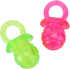 Jiawu Dog Pacifier Chew Toy, 2Pcs Molar Chewing Teeth Cleaning Toy for Small Medium Dogs