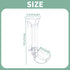 Aquarium Fish Shrimp Feeding Dish Set - Clear Feeder Tube and Dish with Cleaning Brush for Feeding Supplies