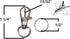JL Missouri Parts & Misc. 5X 1 1/4" 1/2" Snap Hooks Lanyard Keychain Clips with Split Rings, Spring Loaded Lobster