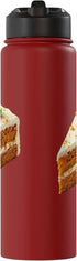 Carrot Cake Dessert Carrot Cake Stainless Steel Insulated Water Bottle