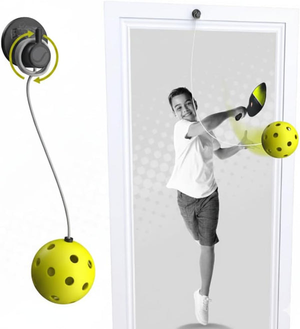 Swingball Solo Pickleball Trainer Set Wall Mount Rebounder with Real Ball Tether