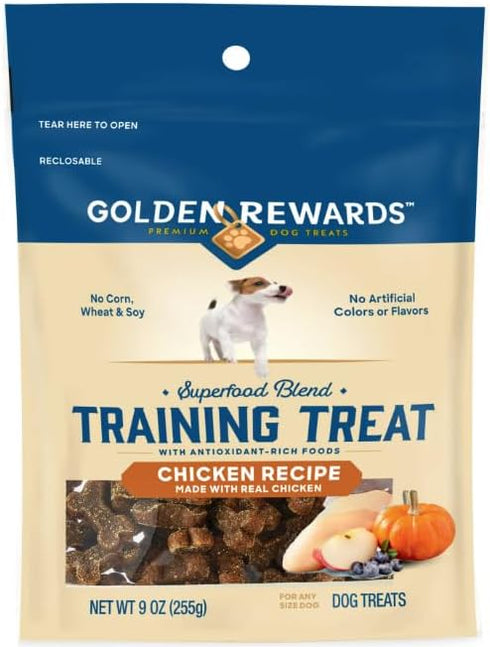Golden Rewards Chicken Recipe Dog Treats, 9 oz