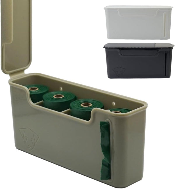 Dog Poop Bag Dispenser - Magnetic Mount - Indoor/Outdoor - Wall Mount