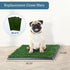 Set 18.25x14.25 Inch, 3-Layer Artificial Grass Puppy Pee Pad for Dogs and Small Pets - of Three Reusable Turf Pads