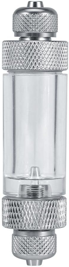 Aluminum Alloy in-line CO2 Bubble Counter with Check Valve for Aquarium Aquaculture Plant