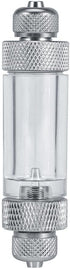 Aluminum Alloy in-line CO2 Bubble Counter with Check Valve for Aquarium Aquaculture Plant