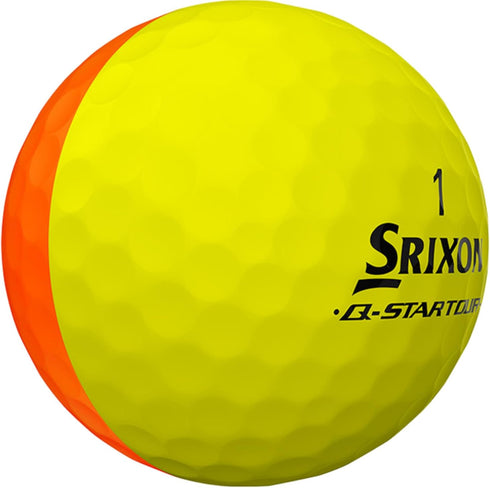 Srixon Q-Star Tour Divide Golf Balls - Enhanced Visibility & Performance