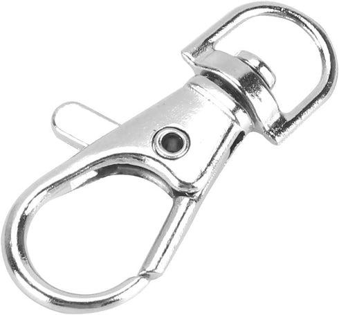Pssopp 12Pcs Metal Hook Clip for Pet Birds Cage, Iron Anti-Escape Door Buckle Lock Claw Snap Hook