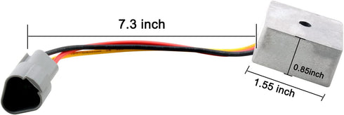 Roykaw Club Car Precedent 12V Voltage Regulator, Replaces OEM #1025159-01, 1028033-01 for Golf Cart