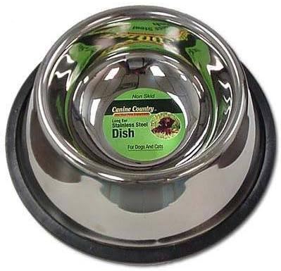 No-Tip Non-Skid Stainless Steel Bowl 24oz. by PetEdge
