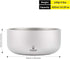 Backcountry 420ml SILVERANT Titanium Double Walled Bowl Oatmeal Rice Soup Yogurt Doshware Ultralight Portable Tableware