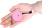 Retractable Dog Leash for Small Dogs Cats, 6.5ft Anti-Pull Nylon Tape, Mini Portable Walking Leash, Pink Round