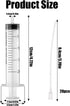 Baby Bird Feeding Syringe Set, 20ml Pet Parrot Milk Feeding Syringe with Tubes for Scientific Industrial Labs