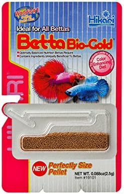 Hikari Betta Bio-Gold Baby Pellets - Fish Food Bundle Bonus Pack, 3 Pack