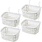 4pcs Large Rectangular Hamster Hammock Hanging Basket Bed Cage Accessory for Small