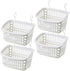 4pcs Large Rectangular Hamster Hammock Hanging Basket Bed Cage Accessory for Small