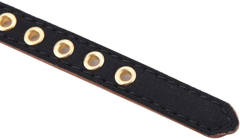 Stylish PU Leather Dog Collar with Flower Bow Tie, Decorative Collar for Medium to Large Dogs, Cute Design